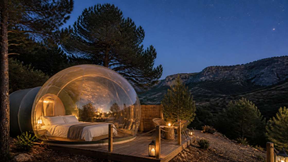 Cabañas Burbuja en Cataluña: Guía 2024 para una Noche Bajo las Estrellas (y en qué se diferencian de un Hotel Burbuja)
