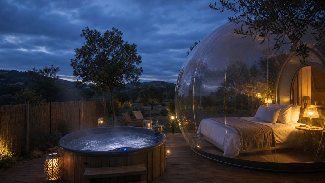 Hotel burbuja con jacuzzi privado: Lo bonito y lo incómodo. Guía completa 2025