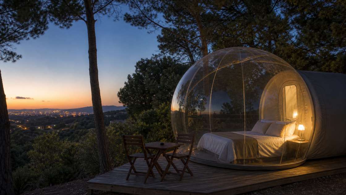 Hotel burbuja en Barcelona barato: cuándo merece la pena reservar